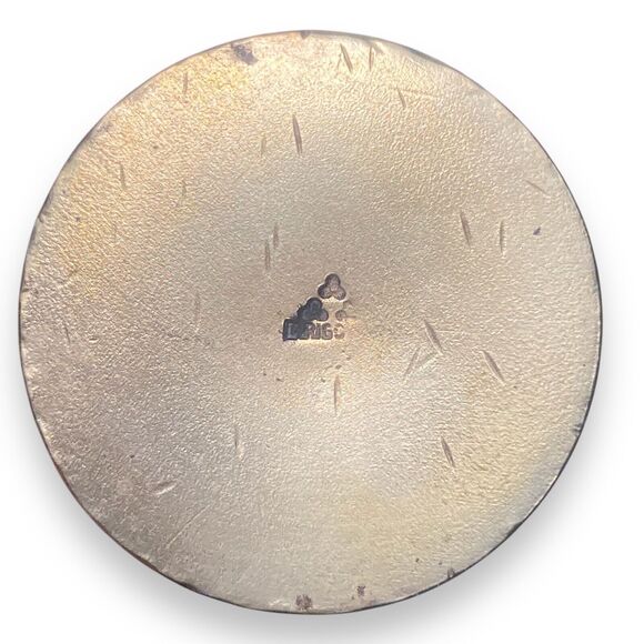 Vintage Dirigold Solid Heavy Bronze Copper Footed Salt & Pepper Shakers Set 4.5" - Picture 11 of 11